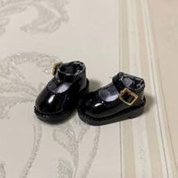 Amazon.co.jp: オビツ11 ストラップ 靴 黒 ブラック ネオ ミディ